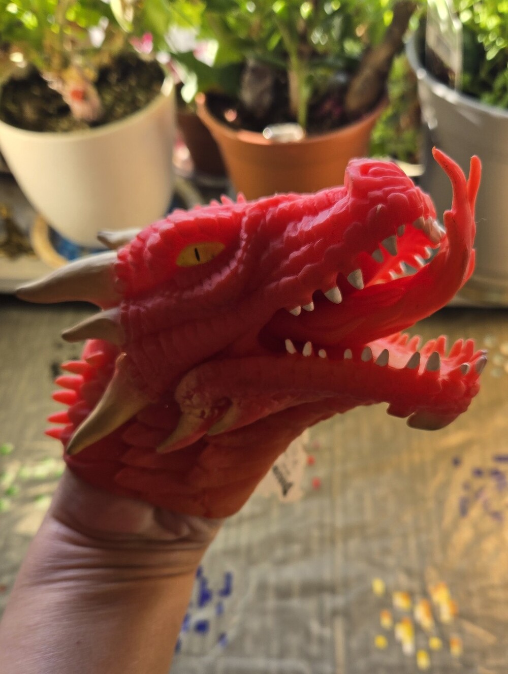 Schylling 'Ferocious Fire Breathing Dragon' Hand Puppet